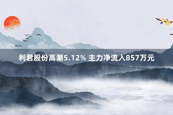 利君股份高潮5.12% 主力净流入857万元